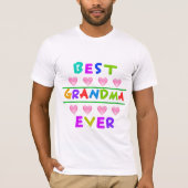 BEST GRANDMA EVER T-SHIRT (Voorkant)