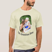 Best Grandma Ever upload je familiefoto T-shirt (Voorkant)