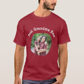 Best Grandma Ever upload je foto van je vierkante  T-shirt (Voorkant)