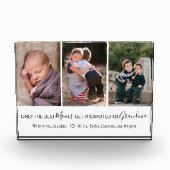 Best Grandma Grandchildren Collage Photo Block Fotoblokken (Voorkant)