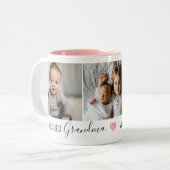 "Best Grandma/Grandpa" Photo Coffee Mok Gift (Voorkant links)