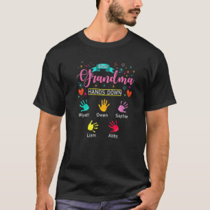 Best Grandma Hands Down Granny Moederdag T-shirt