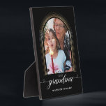 Best GRANDMA Heart Script Elegant Gold Lijst Foto Fotoplaat<br><div class="desc">Best GRANDMA Heart Script Elegant Gold Lijst Foto</div>