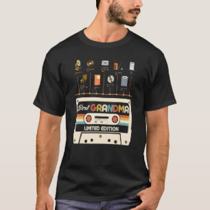 Best Grandma Limited Edition Cassette Moederdag T-shirt