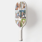 Best Grandma Ma Ever Photo Collage White Pickleball Paddle (Links)