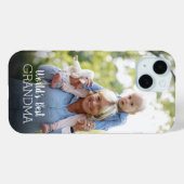 Best Grandma Moederdag Custom Photo ter wereld Case-Mate iPhone Case (Achterkant (horizontaal))