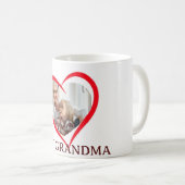 Best Grandma Personalized Own Photo Mug Koffiemok (Voorkant rechts)
