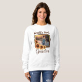 Best Grandma Personalized Photo Sweatshirt (Voorkant volledig)