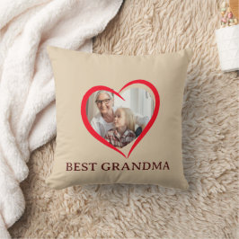 Best Grandma Personalized Throw Pillow Gift Kussen