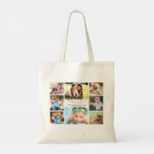Best Grandma Photo Collage - Gepersonaliseerd op d Tote Bag (Achterkant)
