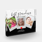 Best Grandma Photo Collage Persoonlijk script Fotoblokken (Links)