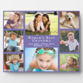 Best Grandma Photo Collage ter wereld Fotoplaat (Voorkant)