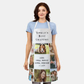 Best Grandma Photo Collage ter wereld Schort (Gedragen)