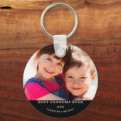 Best Grandma Photo Name Sleutelhanger (Voorkant)