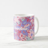 Best Grandma Summer Garden Red en Violet Coffee M Koffiemok (Voorkant rechts)