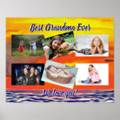 Best Grandma Sunset 2443 Art Print (Voorkant)