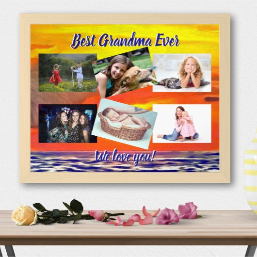 Best Grandma Sunset 2443 Art Print