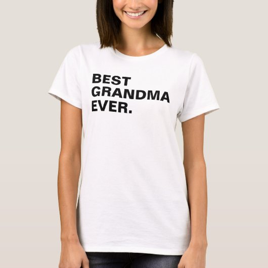 BEST GRANDMA T-SHIRT (Voorkant)