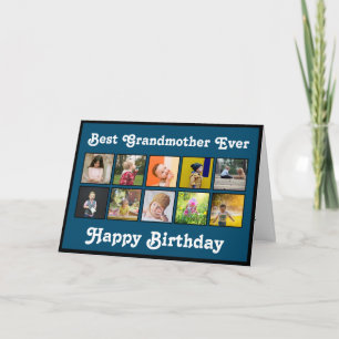 Best Grandmoeder Birthday Photo Collage Sjabloon