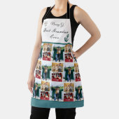 Best Grandmoeder Ever Photo Collage White Script Schort (Insitu)