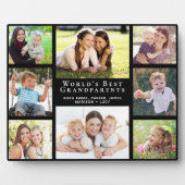 Best Grandouders Photo Collage ter wereld Fotoplaat (Voorkant)