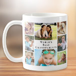 Best Grandouders Photo Collage ter wereld Koffiemok<br><div class="desc">Geef 's werelds beste grootouders een leuke mok voor fotocollage koffie waar ze jarenlang van zullen genieten. Je kunt je aanpassen met 8 familiefoto's van hun kleinkinderen,  de uitdrukking "World's Best GrandParents" aanpassen en de namen van hun kleinkinderen en familie toevoegen.</div>