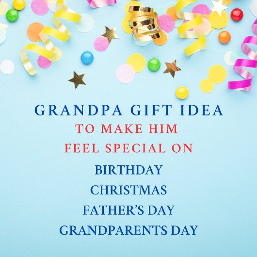 Best Grandpa Black 12 Photo Collage Fotoplaat