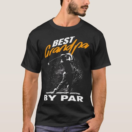 best grandpa by par  fathers day golf t-shirt (Voorkant)