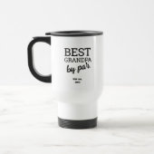Best Grandpa by par Golf pun Black White Custom Reisbeker (Links)
