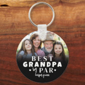 Best Grandpa By Par Photo Sleutelhanger (Achterkant)