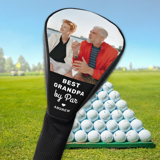 Best GRANDPA by Par Vaderdag Custom Photo Golfheadcover