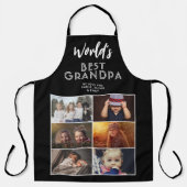 Best Grandpa Custom 6 Photo Collage Schort (Voorkant)