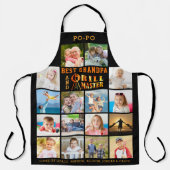 BEST GRANDPA en GRILL MASTER 16 Foto Collage Schort (Voorkant)