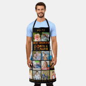 BEST GRANDPA en GRILL MASTER 16 Foto Collage Schort (Gedragen)