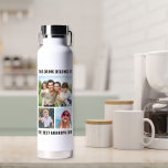 Best Grandpa Ever 3 Foto Waterfles<br><div class="desc">Geef de beste opa ooit een leuk cadeau met deze aangepaste 3 foto waterfles. Eenvoudig te personaliseren met drie foto's van zijn kleinkinderen en familie. Je kunt "Deze Drink hoort bij" en "Beste opa ooit" personaliseren op iets soortgelijks in lengte zoals "World's Best Grandpa" en of hij opa, poppop, papa,...</div>