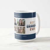 Best Grandpa Ever 4 Photo Collage Koffiemok (Voorkant rechts)