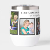 Best Grandpa Ever 5 photo collage personalized (Voorkant)