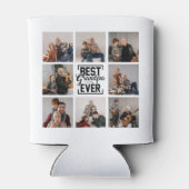 Best Grandpa Ever 8 Photo Collage Koelbox Blikjeskoeler (Achterkant)