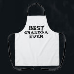 BEST GRANDPA EVER APRON SCHORT<br><div class="desc">BEST GRANDPA EVER APRON</div>