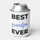 Best Grandpa Ever bl Blikjeskoeler (Blikje Voorkant)