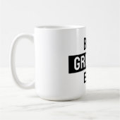 Best grandpa ever black and white Mug Koffiemok (Links)