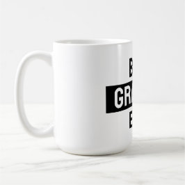 Best grandpa ever black and white Mug Koffiemok