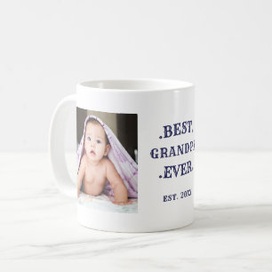 Best Grandpa Ever Blue Birthday 2 foto Koffiemok