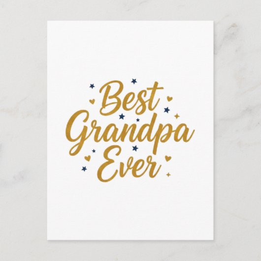 best grandpa ever briefkaart (Voorkant)