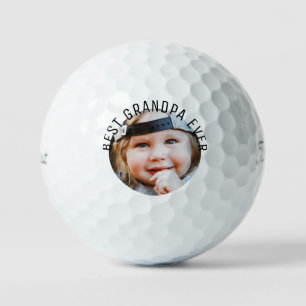 Best Grandpa Ever Child Photo Titleist Pro V1 Golfballen