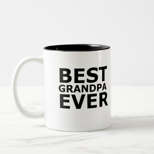 Best Grandpa Ever Coffee Mok (Links)
