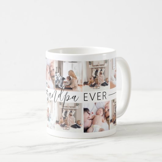 Best Grandpa Ever Coffee Mok (Voorkant rechts)