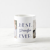 Best Grandpa Ever Custom Grandfather Foto Koffiemok (Center)