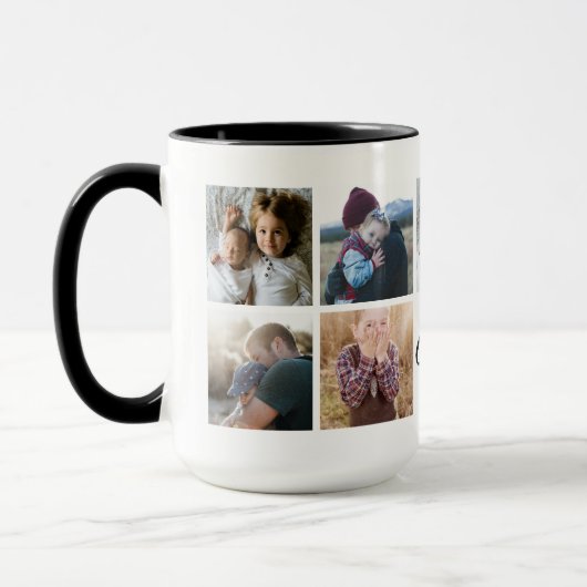 Best Grandpa Ever Custom Photo Mok (Links)