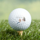 Best Grandpa Ever Custom Photo Script Moderne Golfballen (Insitu Shirt)